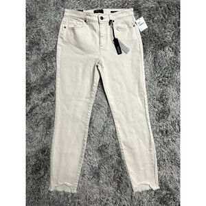 Buffalo David Bitton Leilah Semi Hi Rise Skinny Jeans In Birch Cream Size 28